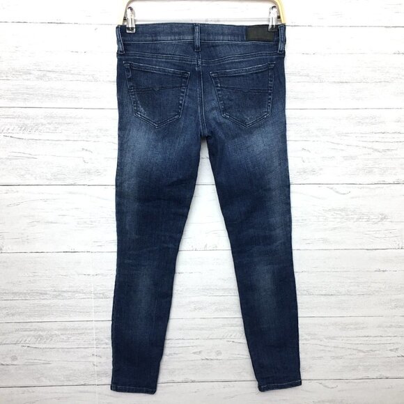 Diesel Women's Jeans Grupee Ankle Super Slim Skinny Distressed 26 x 28 READ DESC - Picture 2 of 11